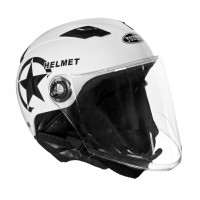 Шлем открытый Helmet NEW Белый